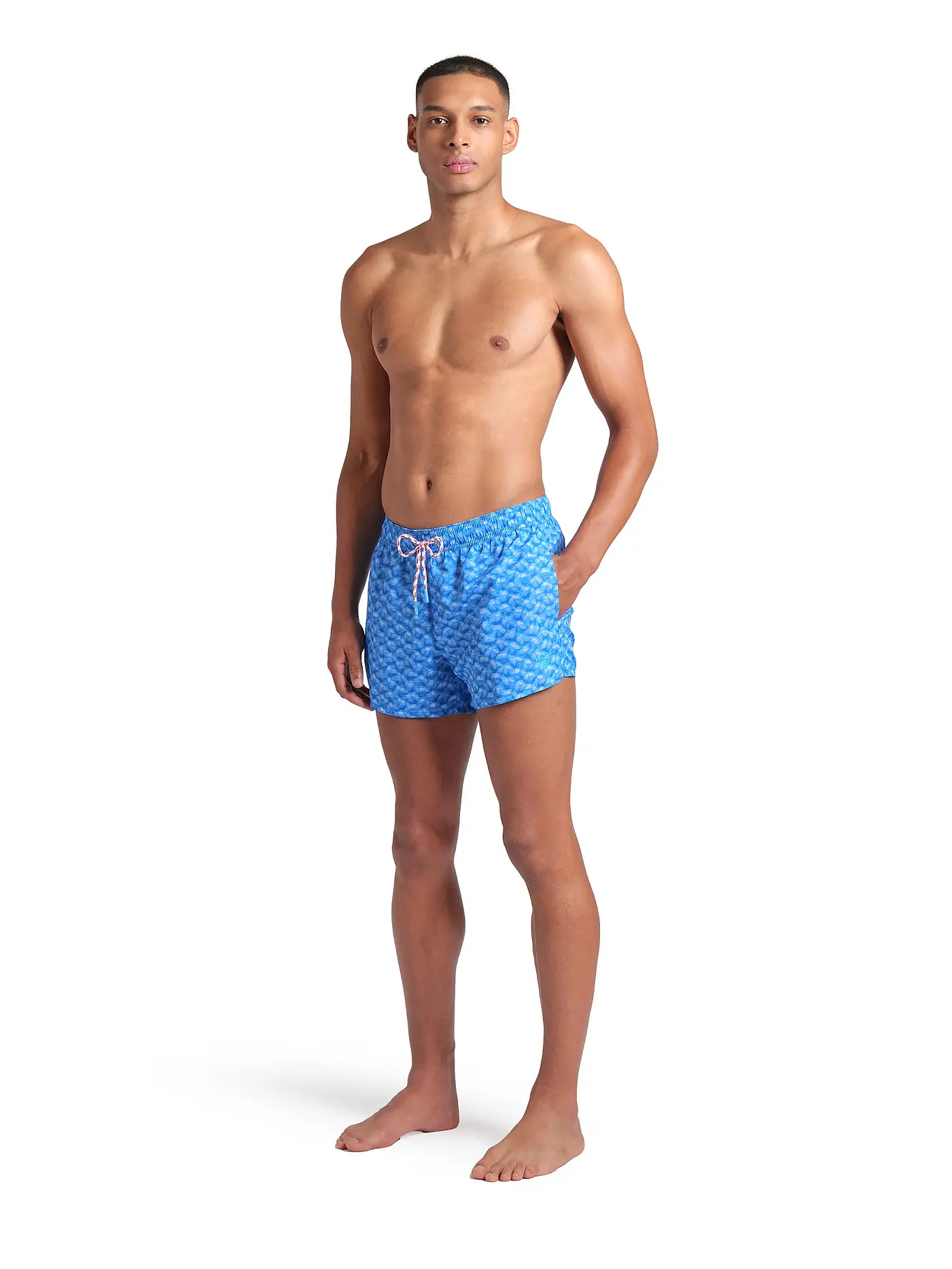 ARENA | Herren Badeshort Water Prints | blau